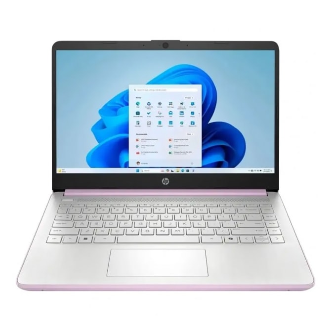 Notebook HP 14-DQ6104DX Intel N150 4GB Ram 128GB Ufs 14