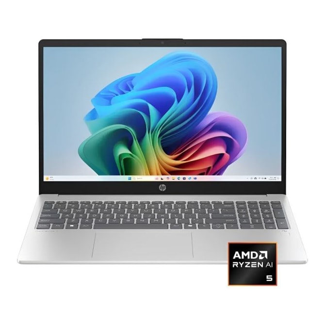 Notebook HP Omnibook 3 15 AMD Ryzen AI 5 330 16GB 512GB SSD 15.6 FHD Touch 15-FN0105DX - Prata Glacial-b79a89fa-5aaa-4fbf-a14f-9fade5dc730f