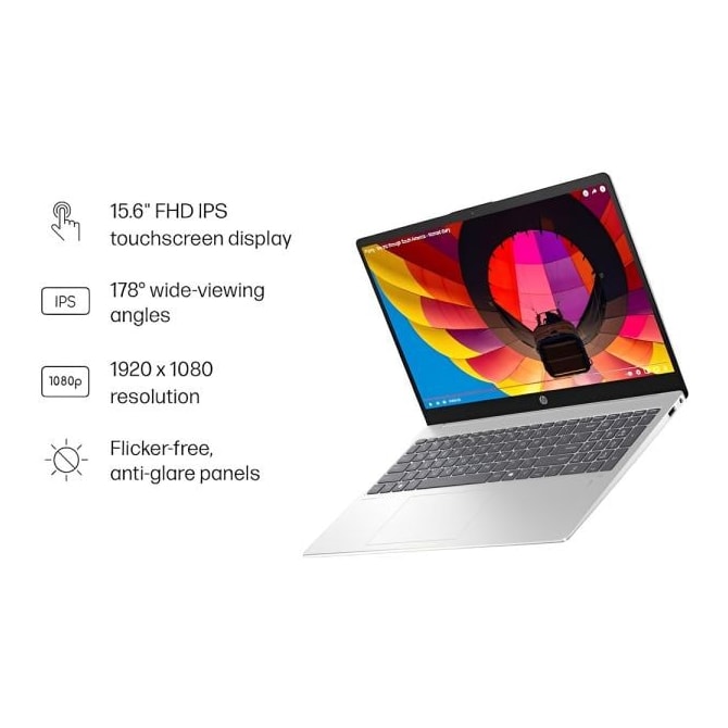 Notebook HP Omnibook 3 15 AMD Ryzen AI 5 330 16GB 512GB SSD 15.6 FHD Touch 15-FN0105DX - Prata Glacial-6306a923-01cf-453d-be21-bfda77d04129