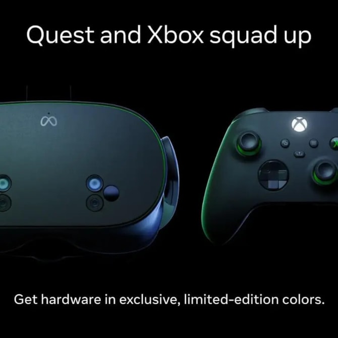 Óculos de Realidade Virtual Meta Quest 3S Xbox Edition 128GB com Wi-Fi - Preto/Verde-e6143e02-ac8c-42ee-b13b-872b8d3a2e90