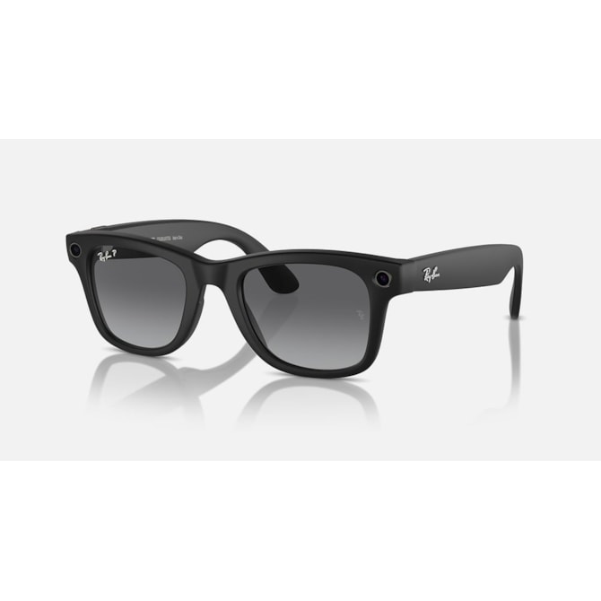 Óculos Inteligentes Ray-Ban Meta Wayfarer Preto Fosco, Câmera 12MP, 32GB - Lentes Grafite RW4006-cd61ad15-1f87-43a5-ae12-3d1e29be7456