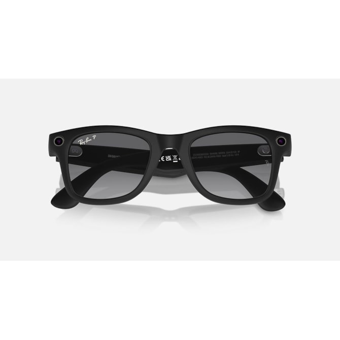 Óculos Inteligentes Ray-Ban Meta Wayfarer Preto Fosco, Câmera 12MP, 32GB - Lentes Grafite RW4006-d94399ff-73bb-4d9d-8f5e-af2f691909b8
