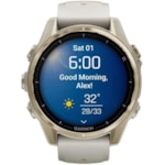 Relógio Garmin Fenix 8 43MM Sapphire GPS Amoled 010-02903-10 - Soft Gold/Beige-1dc583b5-f4e6-4928-b457-d570677504ab