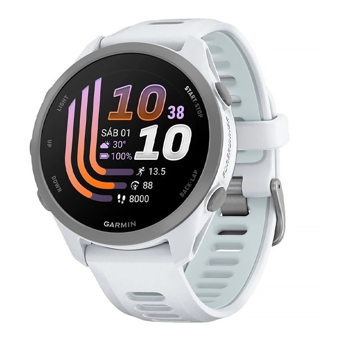 Relógio Garmin Forerunner 170 Music 43MM GPS AMOLED 1.2'' 010-03920-11 - Branco-8f995c1b-4f9b-4ee8-b569-c6eaa3efc613