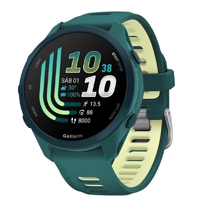 Relógio Garmin Forerunner 170 Music 43MM GPS AMOLED 1.2'' 010-03920-12 - Verde-2579a5df-6356-4d91-bfd4-2a50bc5a5494