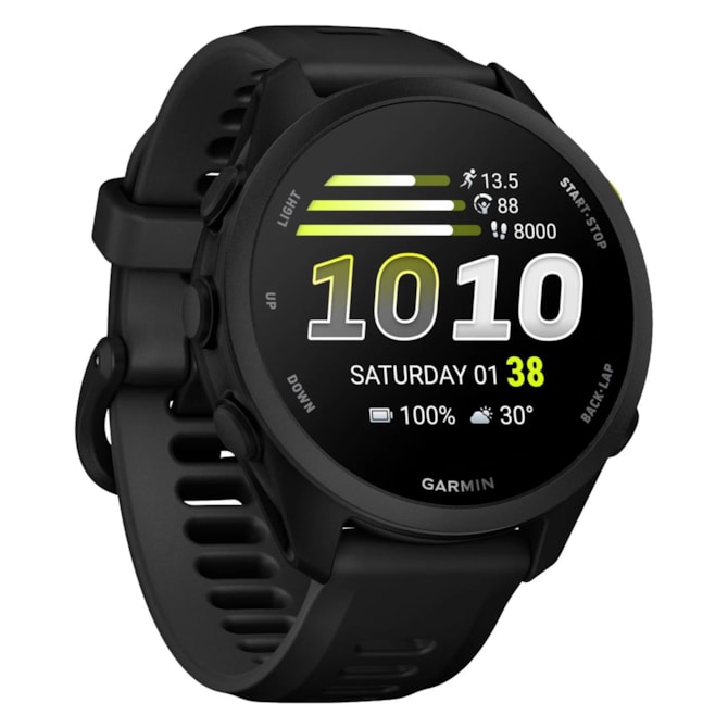 Relógio Garmin Forerunner 70 43MM GPS AMOLED 1.2'' 010-04307-00 - Preto-66dbcebc-2c44-44dc-a6ca-5e444e0487c1