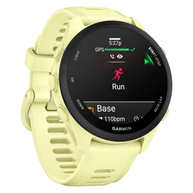 Relógio Garmin Forerunner 70 43MM GPS AMOLED 1.2'' 010-04307-02 - Verde Claro-e9eaff21-adfc-4ec4-87bb-3c42731cfd54