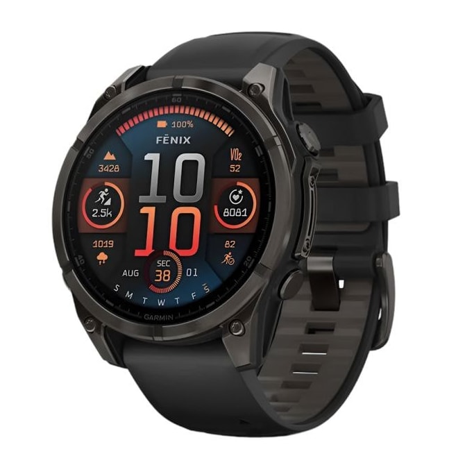 Relógio Smartwatch Garmin Fênix 8 47MM AMOLED Sapphire 010-02904 - Preto-f4fd3d2a-4966-4af0-a30c-0f9c716342b4