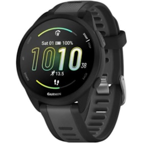 Relogio Smartwatch Garmin Forerunner 165 ( 010-02863-20 ) - Preto / Cinza