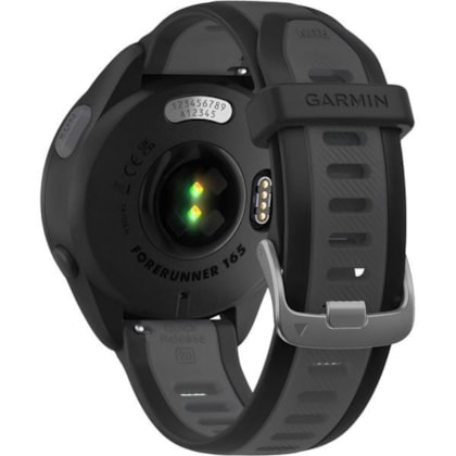 Relogio Smartwatch Garmin Forerunner 165 Music - Branco / Cinza