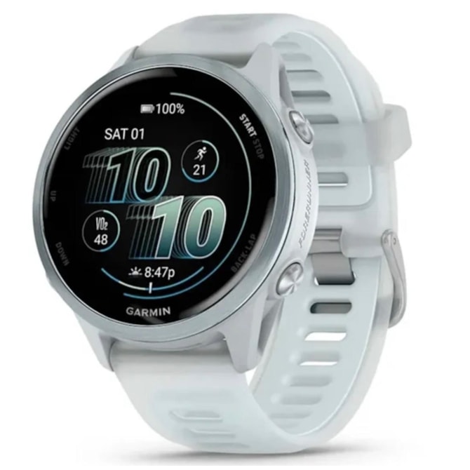 Relogio Smartwatch Garmin Forerunner 570 42MM ( 010-02970-01 ) - Branco / Nuvem Azul-1c7ed5c2-0f84-46a0-a2f8-c06c56a1c2dc