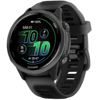 Relogio Smartwatch Garmin Forerunner 570 42MM ( 010-02970-01 )  - Branco / Nuvem Azul