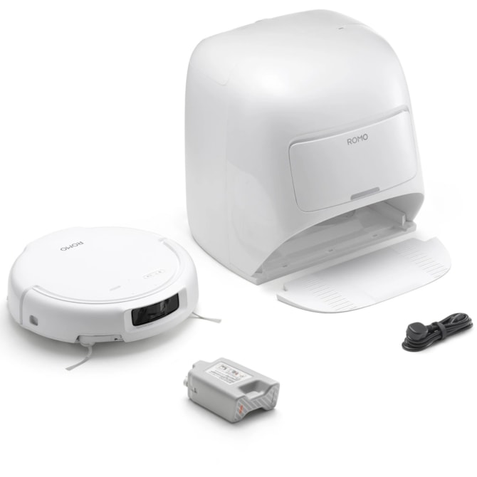 Robô Aspirador DJI Vacuum Romo S 220v - Branco-5fb76ade-4432-4594-8cfa-d4f83b24e6cd