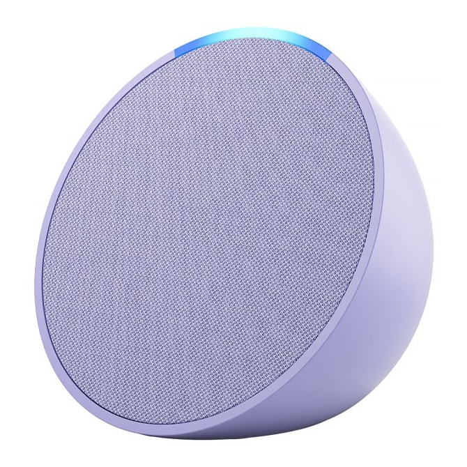 Smart Speaker Amazon Echo Pop com Wi-Fi e Bluetooth - Lavender Bloom-25643443-1816-47a2-9c87-282251fe3423