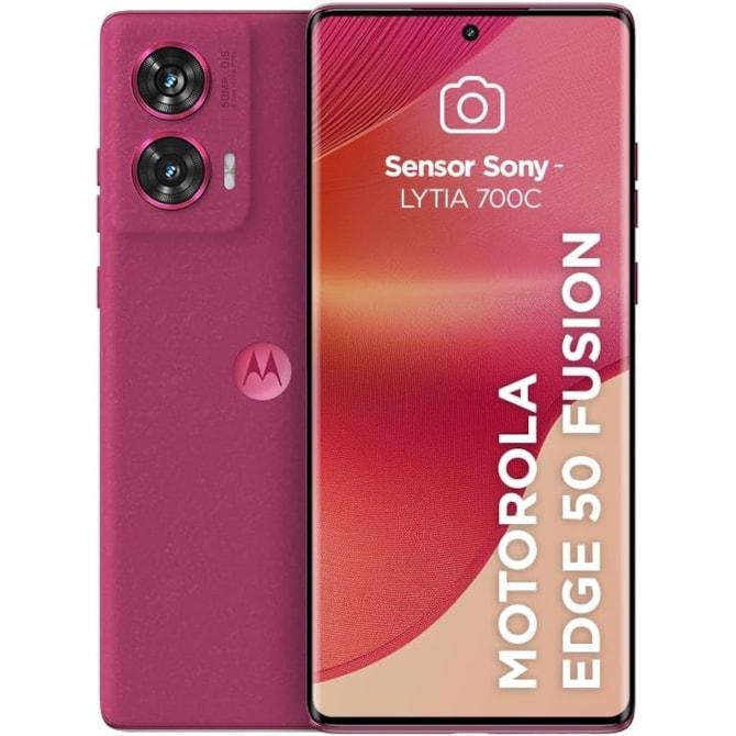 Smartphone Motorola Edge 50 Fusion 256GB 8GB RAM NFC Nano + eSIM - Hot Pink ( Rosa )-eb0b2056-b02d-4a80-9116-327709d6b4dd
