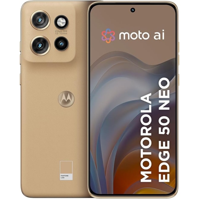 Smartphone Motorola Edge 50 Neo 5G 256GB 8GB RAM NFC - Mocha Mousse ( Marrom )-72955558-0b05-4ca3-b151-97d4adf78536