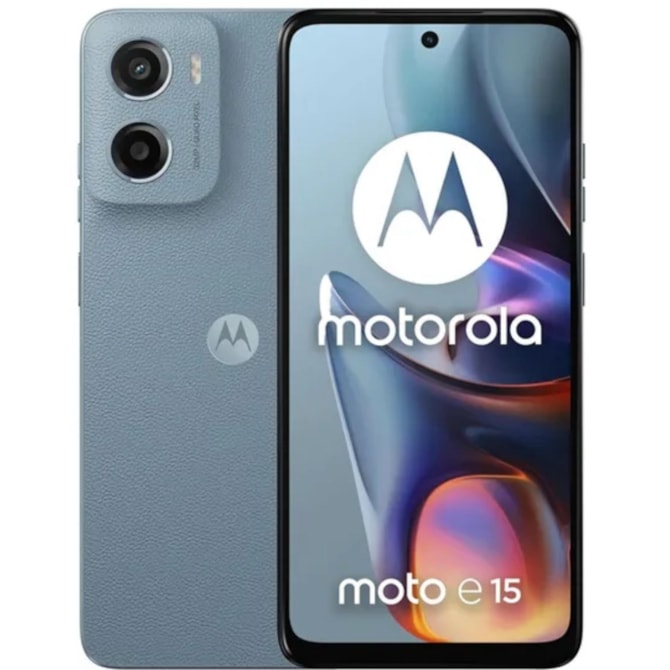 Smartphone Motorola moto e15 4G 64GB 2RAM Dual Sim LTE - Misty Blue ( Azul )-904db8b9-d242-4216-a89a-8666f0ecf0ea