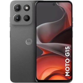 Smartphone Motorola Moto G15 4G 256GB 4RAM Dual SIM - Gravity Grey ( Cinza )