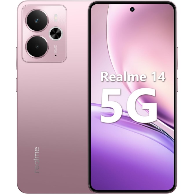 Smartphone Realme 14 5G 256GB 12RAM Dual SIM - Warrior Pink ( Rosa )-c1c7b698-8432-46e6-a117-4ec00f461475