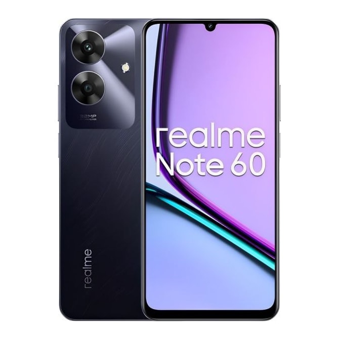 Smartphone Realme Note 60 Dual 128 GB / 4GB RAM - Preto-2e93f91b-7846-45e6-af76-8368e99391df