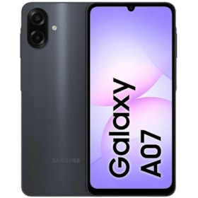 Smartphone Samsung Galaxy A07 4G 128GB 4RAM Dual Sim - Black ( Preto )