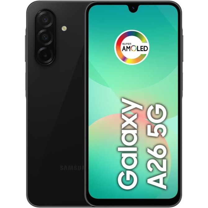 Smartphone Samsung Galaxy A26 5G 128GB 6RAM Dual Sim - Black ( Preto )-f9e6dfbb-de93-4052-9beb-e15227df8e1c