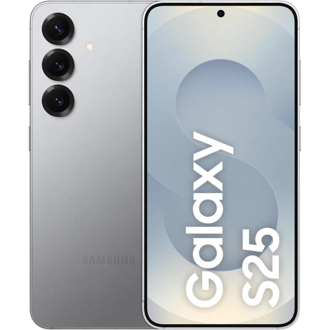 Smartphone Samsung Galaxy S25 5G SM-S931B / 256GB / 12GB RAM Tela 6.2 Dynamic AMOLED Cam 50+10+12MP - Prata-5df113c1-78c0-4e58-8057-72d5409c4b17