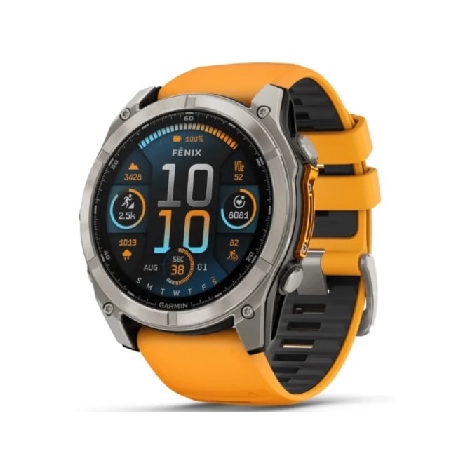 Smartwatch Garmin Fenix 8 010-02905-10 AMOLED Sapphire 51MM - Orange-3ee03bf5-4f0e-46f2-ba25-1c5d03faf83a