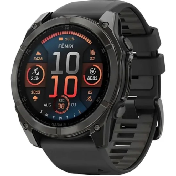 Smartwatch Garmin Fenix 8 010-02905-20 AMOLED Sapphire 51MM - Preto-6e0eea17-f0e6-4834-b9aa-ce32045d1abb