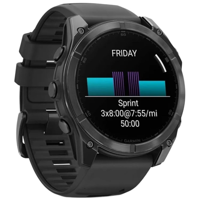 Smartwatch Garmin Fenix 8 Amoled 51MM GPS / Wi-Fi - 010-02905-00 - Slate Gray-8483d486-1634-4ee8-a802-58375cd8cf38