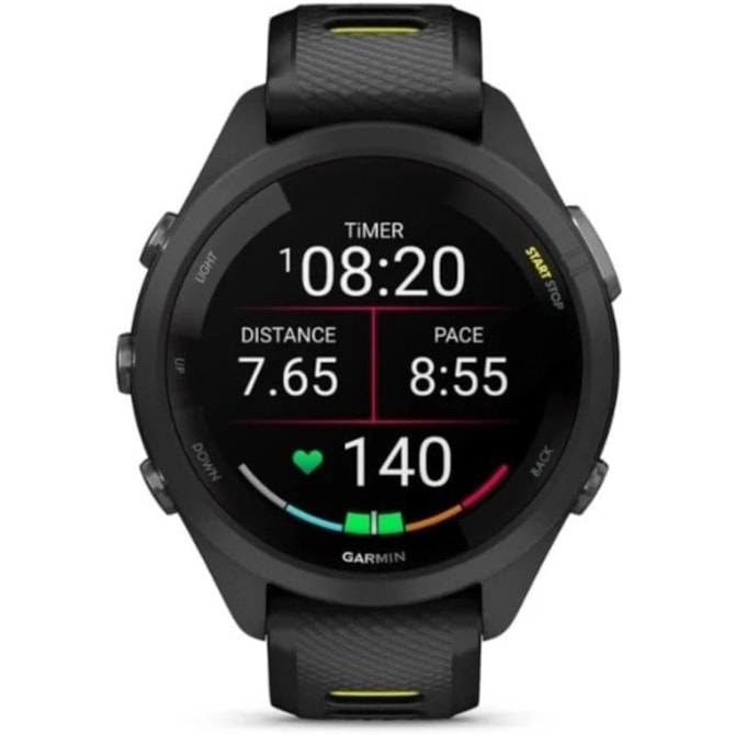 Smartwatch Garmin Forerunner 265S 010-02810-03 GPS - Black / Amp Yellow ( Preto )-227623f1-7c9b-4709-807a-6c37bb0f9344