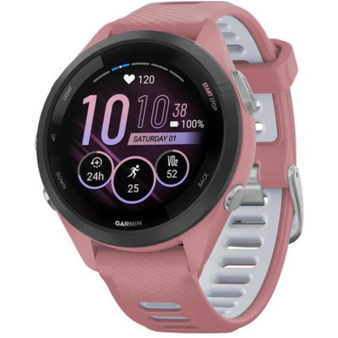 Smartwatch Garmin Forerunner 265S 010-02810-05 GPS - Pink / Whitestone ( Rosa )-3f257387-b249-4b36-98e6-f0ba7670611b