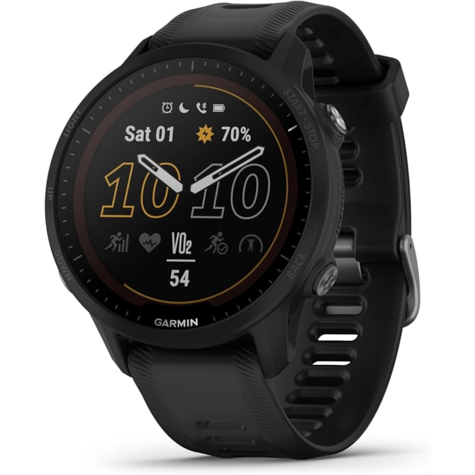 Smartwatch Garmin Forerunner 955 Solar 010-02638-00 47mm - Preto-28522043-4459-486e-b73c-e20f59ae40d8