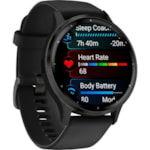 Smartwatch Garmin Venu 3 010-02784-01 com Tela Amoled / 5 Atm / 45MM / Wi-Fi / 8GB - Preto-699304d3-248f-451c-a717-812791b36e3d