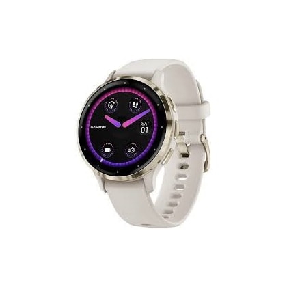 Smartwatch Garmin Venu 3S 010-02785-02 com GPS/Wi-Fi - Beige