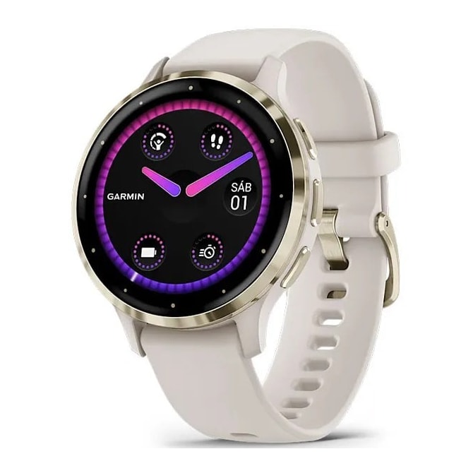 Smartwatch Garmin Venu 3S 010-02785-04 com GPS/Wi-Fi - Soft Gold-a9a4b65d-1d14-4f25-baed-ecfdd134e02c
