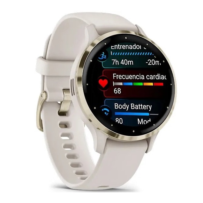 Smartwatch Garmin Venu 3S 010-02785-04 com GPS/Wi-Fi - Soft Gold-946057d7-626d-4749-9c3d-e3e59fe2af8f