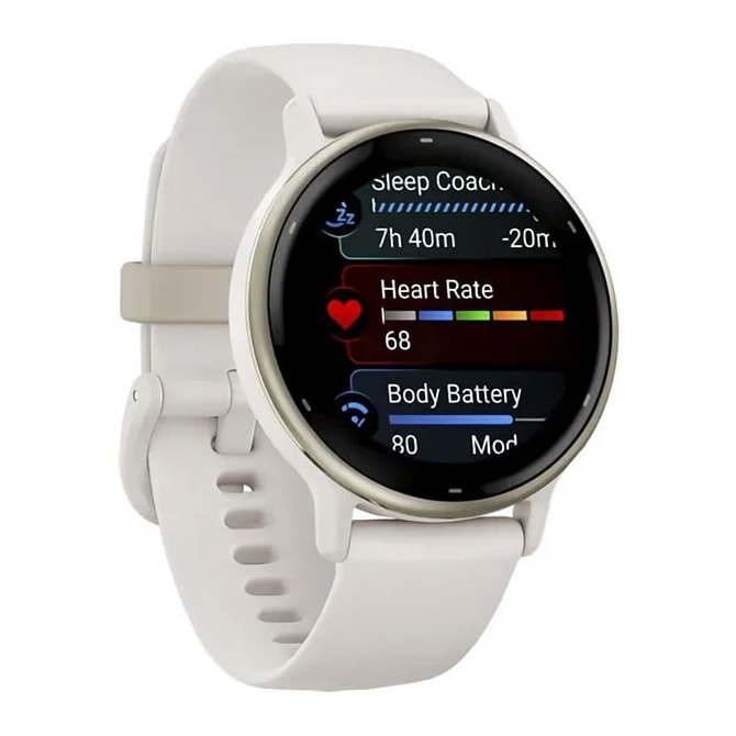 Smartwatch Garmin Vivoactive 5 010-02862-11 com GPS/Wi-Fi - Aluminum/Ivory Gold-6c962714-bb61-41e8-832e-2b30b6994459