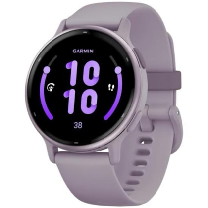 Smartwatch Garmin Vivoactive 5 010-02862-11 com GPS/Wi-Fi - Aluminum/Ivory Gold