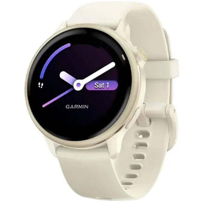 Smartwatch Garmin Vivoactive 6 42MM 010-02985-01 com GPS/Wi-Fi - Lunar Gold / Bone ( Dourado )-65385dab-d52a-4f92-bede-70a3bfac311d