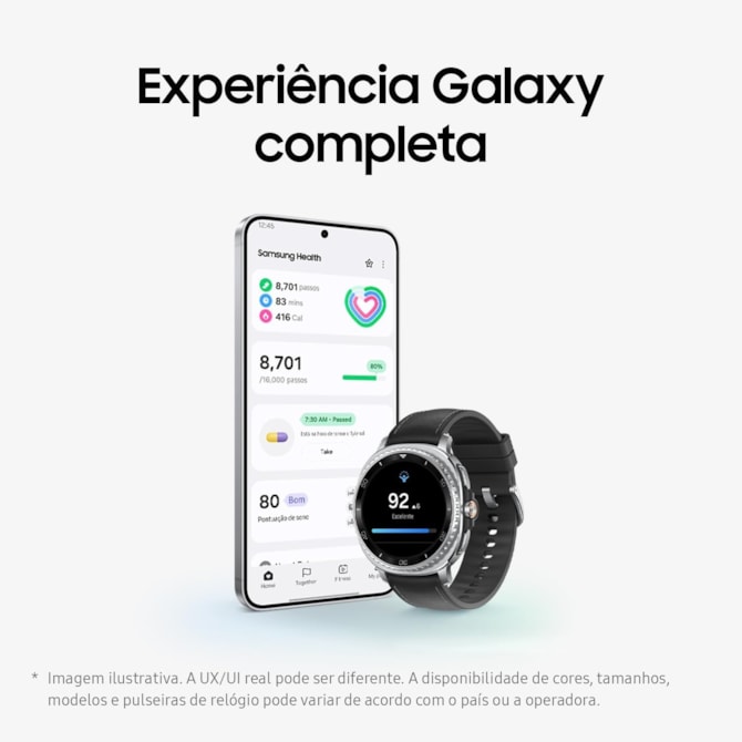 Smartwatch Samsung Galaxy Watch 8 Classic Bluetooth 46MM SM-L500 - White ( Branco )-28f2ad4e-1619-47a5-9bd3-56b821a5aa06