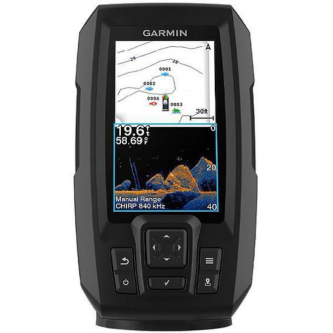 Sonar Garmin Striker Vivid 4CV + Transductor GT20 - Preto (010-02550-01)-49dbecd3-e046-46ce-8c6c-473992fea2a1