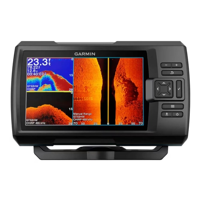 Sonar Garmin Striker Vivid 7SV Transdutor GT52  7