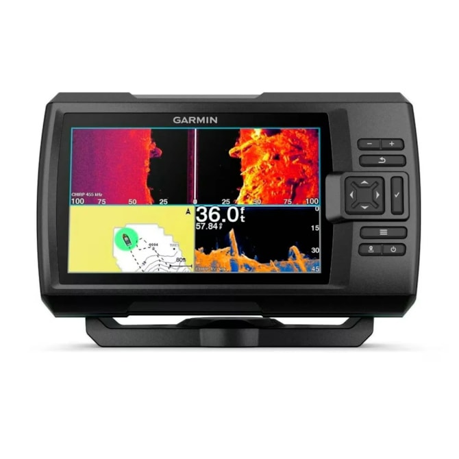 Sonar Garmin Striker Vivid 7SV Transdutor GT52  7