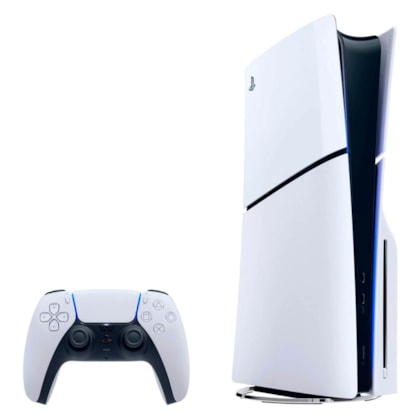 Sony Console PlayStation 5 Slim 1TB SSD 8K Wi-Fi 6 CFI-2115 - Branco/Preto