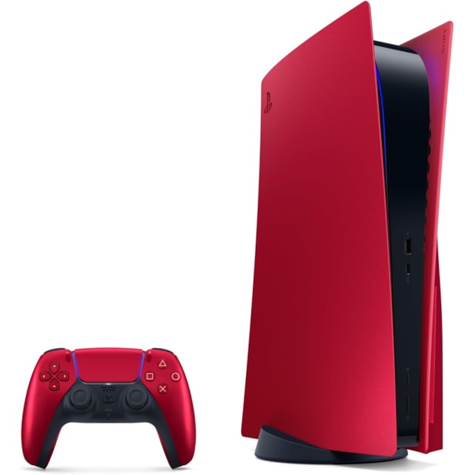 Sony Tampas para Console PS5 Edição Deep Earth Acabamento Metálico - Vermelho Vulcânico ( Outlet )-a332251c-e38b-4ccb-96b2-51f2c44398c9