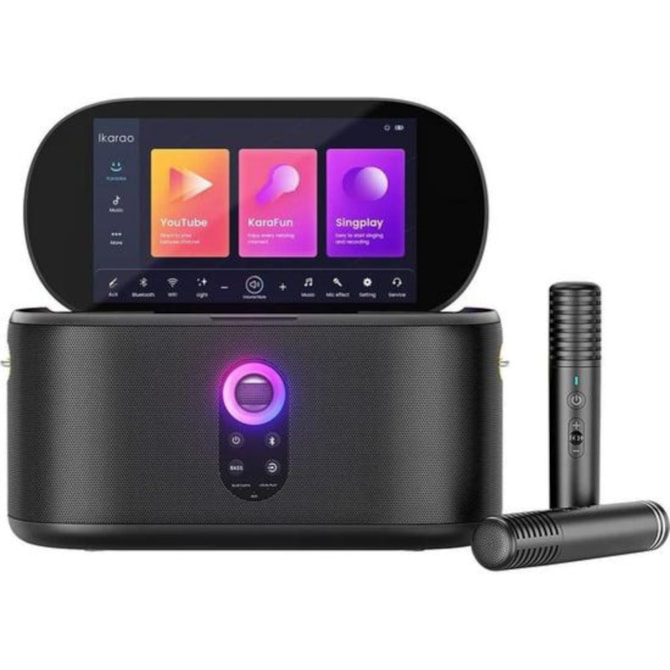 Speaker de Karaokê Joog Shell S1 180W / Tela 10,1